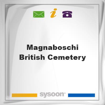 MAGNABOSCHI BRITISH CEMETERY, MAGNABOSCHI BRITISH CEMETERY