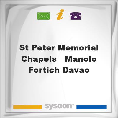 St. Peter Memorial Chapels - Manolo Fortich, Davao, St. Peter Memorial Chapels - Manolo Fortich, Davao