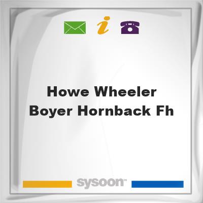 Howe-Wheeler-Boyer-Hornback FhHowe-Wheeler-Boyer-Hornback Fh on Sysoon