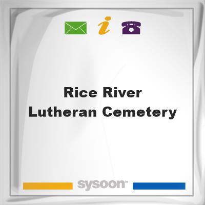 Rice River Lutheran CemeteryRice River Lutheran Cemetery on Sysoon