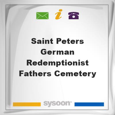 Saint Peters German Redemptionist Fathers CemeterySaint Peters German Redemptionist Fathers Cemetery on Sysoon