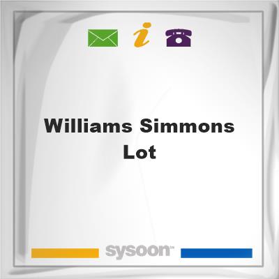 Williams-Simmons LotWilliams-Simmons Lot on Sysoon