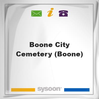 Boone City Cemetery (Boone)Boone City Cemetery (Boone) on Sysoon
