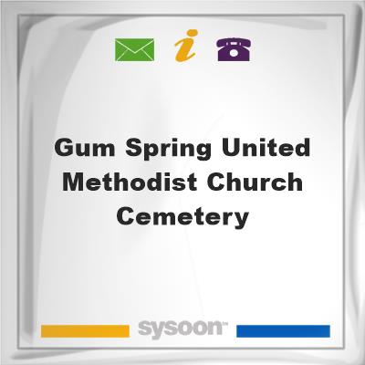Gum Spring United Methodist Church CemeteryGum Spring United Methodist Church Cemetery on Sysoon