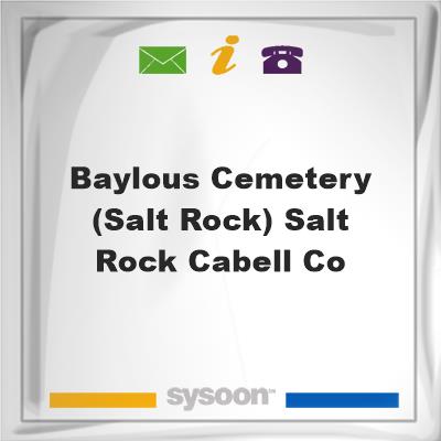 Baylous Cemetery (Salt Rock), Salt Rock, Cabell Co, Baylous Cemetery (Salt Rock), Salt Rock, Cabell Co