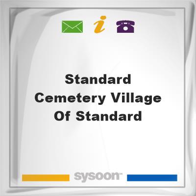 Standard Cemetery, Village of Standard,, Standard Cemetery, Village of Standard,