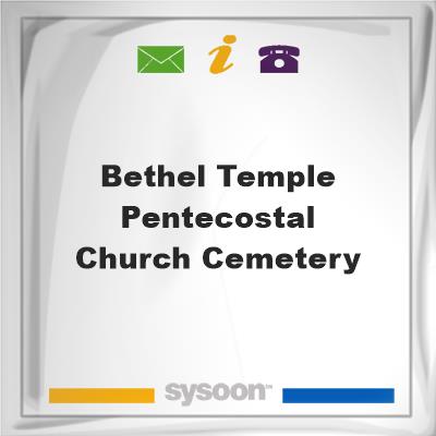 Bethel Temple Pentecostal Church Cemetery, Bethel Temple Pentecostal Church Cemetery