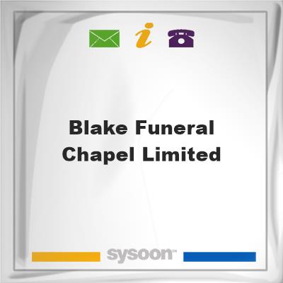 Blake Funeral Chapel LimitedBlake Funeral Chapel Limited on Sysoon