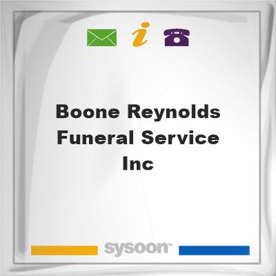 Boone-Reynolds Funeral Service IncBoone-Reynolds Funeral Service Inc on Sysoon