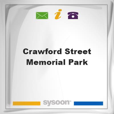 Crawford Street Memorial Park, Crawford Street Memorial Park