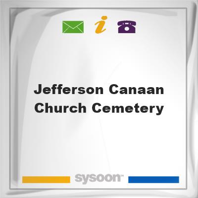 Jefferson Canaan Church Cemetery, Jefferson Canaan Church Cemetery
