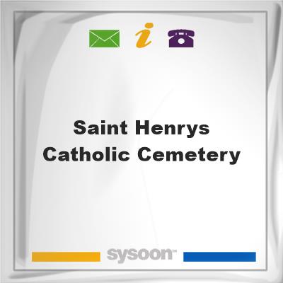 Saint Henrys Catholic Cemetery, Saint Henrys Catholic Cemetery