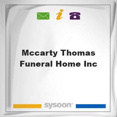 McCarty-Thomas Funeral Home Inc, McCarty-Thomas Funeral Home Inc
