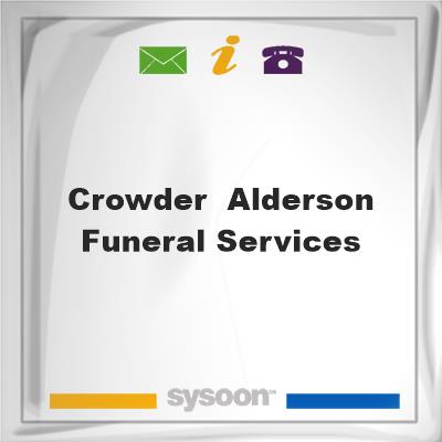 Crowder & Alderson Funeral ServicesCrowder & Alderson Funeral Services on Sysoon