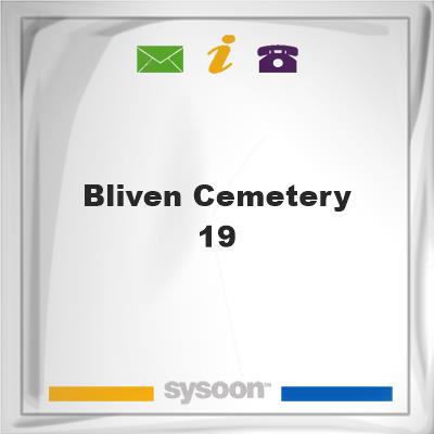 Bliven Cemetery #19, Bliven Cemetery #19