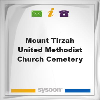 Mount Tirzah United Methodist Church Cemetery, Mount Tirzah United Methodist Church Cemetery