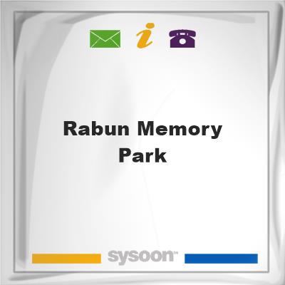 Rabun Memory ParkRabun Memory Park on Sysoon