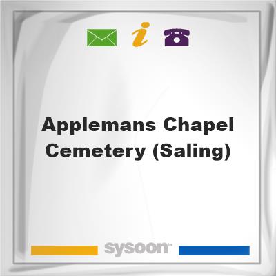 Applemans Chapel Cemetery (Saling), Applemans Chapel Cemetery (Saling)