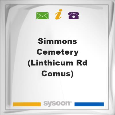 Simmons Cemetery (Linthicum Rd Comus), Simmons Cemetery (Linthicum Rd Comus)