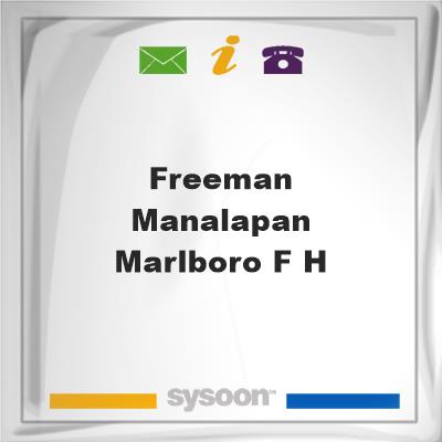 Freeman Manalapan-Marlboro F HFreeman Manalapan-Marlboro F H on Sysoon
