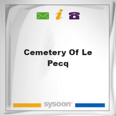 Cemetery of Le Pecq, Cemetery of Le Pecq