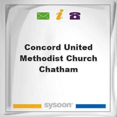 Concord United Methodist Church, Chatham, Concord United Methodist Church, Chatham
