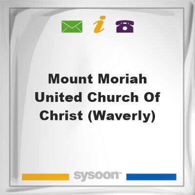 Mount Moriah United Church of Christ (Waverly), Mount Moriah United Church of Christ (Waverly)