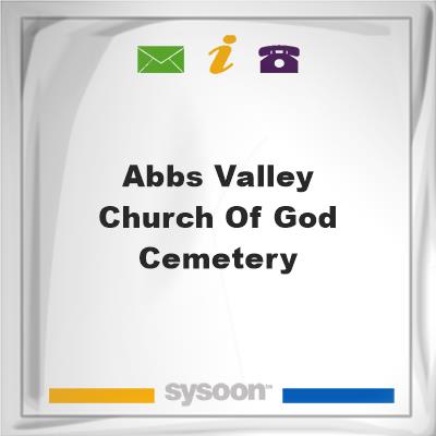 Abbs Valley Church of God CemeteryAbbs Valley Church of God Cemetery on Sysoon