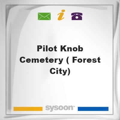 Pilot Knob Cemetery ( Forest City)Pilot Knob Cemetery ( Forest City) on Sysoon