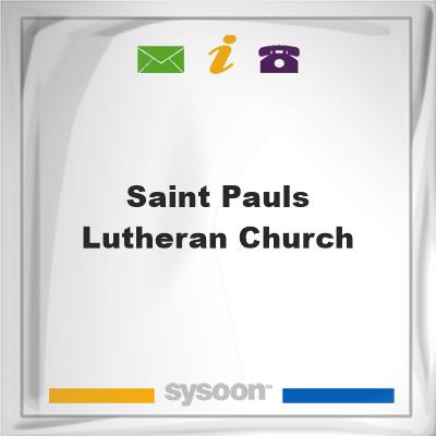 Saint Pauls Lutheran ChurchSaint Pauls Lutheran Church on Sysoon