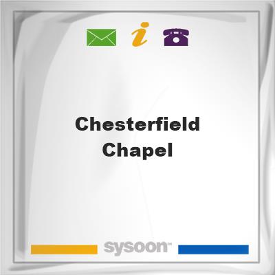 Chesterfield Chapel, Chesterfield Chapel