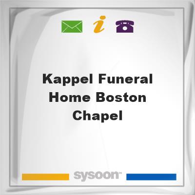 Kappel Funeral Home Boston Chapel, Kappel Funeral Home Boston Chapel