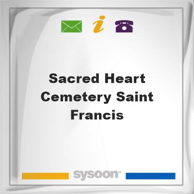 Sacred Heart Cemetery, Saint Francis, Sacred Heart Cemetery, Saint Francis