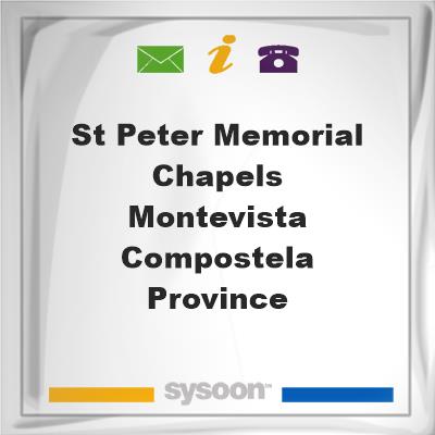 St. Peter Memorial Chapels - Montevista, Compostela Province, St. Peter Memorial Chapels - Montevista, Compostela Province