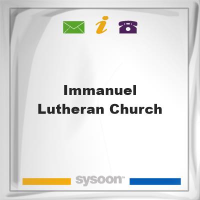 Immanuel Lutheran ChurchImmanuel Lutheran Church on Sysoon