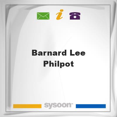 Barnard Lee PhilpotBarnard Lee Philpot on Sysoon