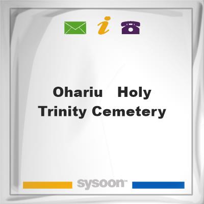OHARIU - Holy Trinity CemeteryOHARIU - Holy Trinity Cemetery on Sysoon