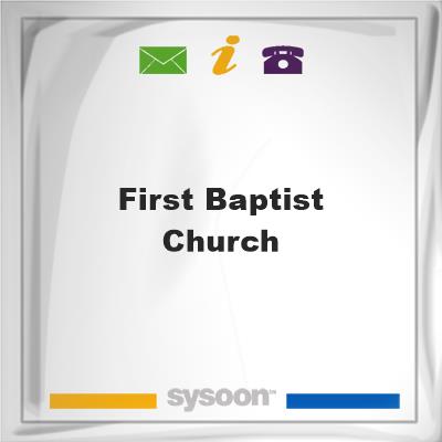 First Baptist Church, First Baptist Church