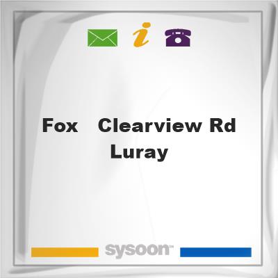 Fox - Clearview Rd, Luray, Fox - Clearview Rd, Luray