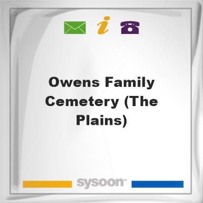 Owens Family Cemetery (The Plains), Owens Family Cemetery (The Plains)