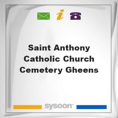 Saint Anthony Catholic Church Cemetery, Gheens, Saint Anthony Catholic Church Cemetery, Gheens