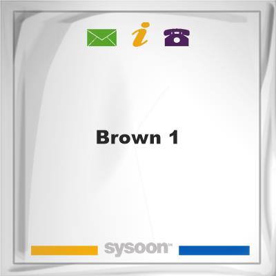 Brown #1Brown #1 on Sysoon