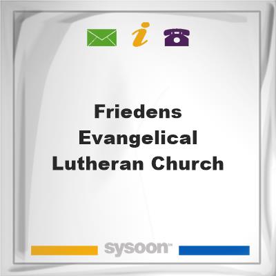 Friedens Evangelical Lutheran ChurchFriedens Evangelical Lutheran Church on Sysoon