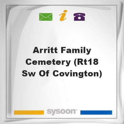 Arritt family cemetery (Rt18 SW of Covington), Arritt family cemetery (Rt18 SW of Covington)
