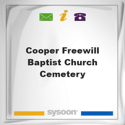 Cooper Freewill Baptist Church Cemetery, Cooper Freewill Baptist Church Cemetery