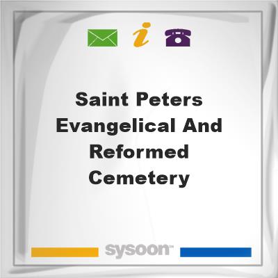 Saint Peters Evangelical and Reformed Cemetery, Saint Peters Evangelical and Reformed Cemetery