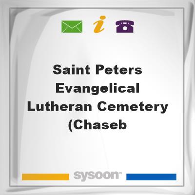 Saint Peters Evangelical Lutheran Cemetery (Chaseb, Saint Peters Evangelical Lutheran Cemetery (Chaseb