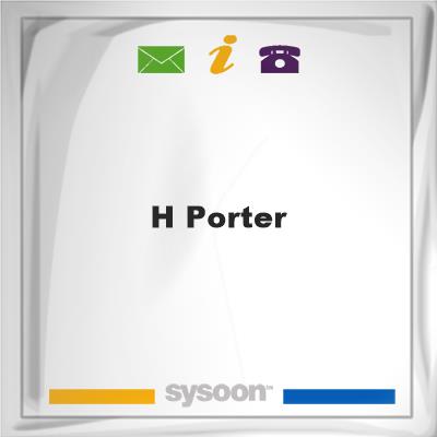 H PorterH Porter on Sysoon