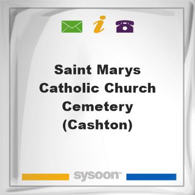Saint Marys Catholic Church Cemetery (Cashton)Saint Marys Catholic Church Cemetery (Cashton) on Sysoon
