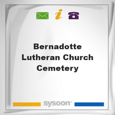 Bernadotte Lutheran Church Cemetery, Bernadotte Lutheran Church Cemetery